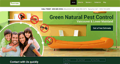 Desktop Screenshot of greenvalleypestcontrolltd.ca